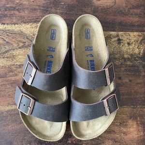 Birkenstock Brown Leather Sandals